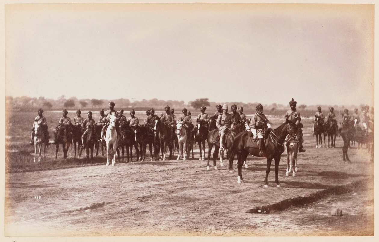 7. Pułk Kawalerii Bengalskiej, podczas Obozu Ćwiczeń w Delhi autorstwa Unknown photographer