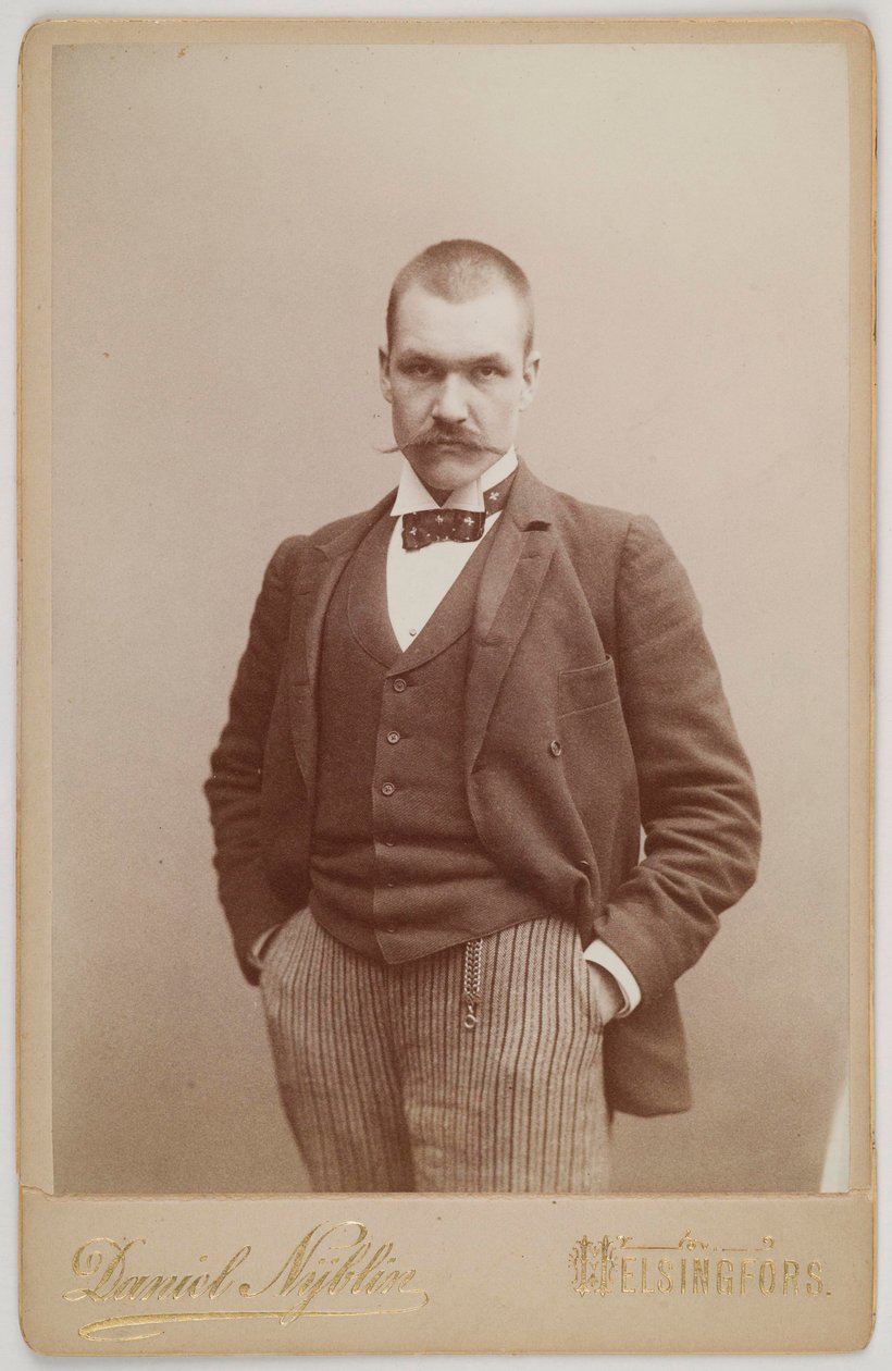 Akseli Gallen Kallela (1867-1931) – Akseli Gallen-Kallela – Anonim. Fotografia autorstwa Unknown photographer