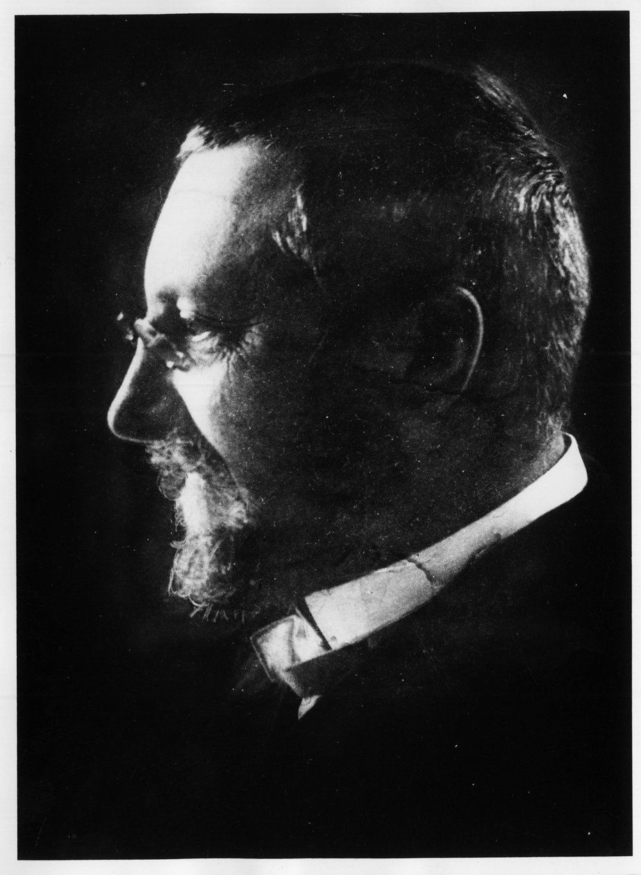 Alfred Binet, francuski fizjolog i psycholog, uczeń Charcota (1857-1911). autorstwa Unknown photographer