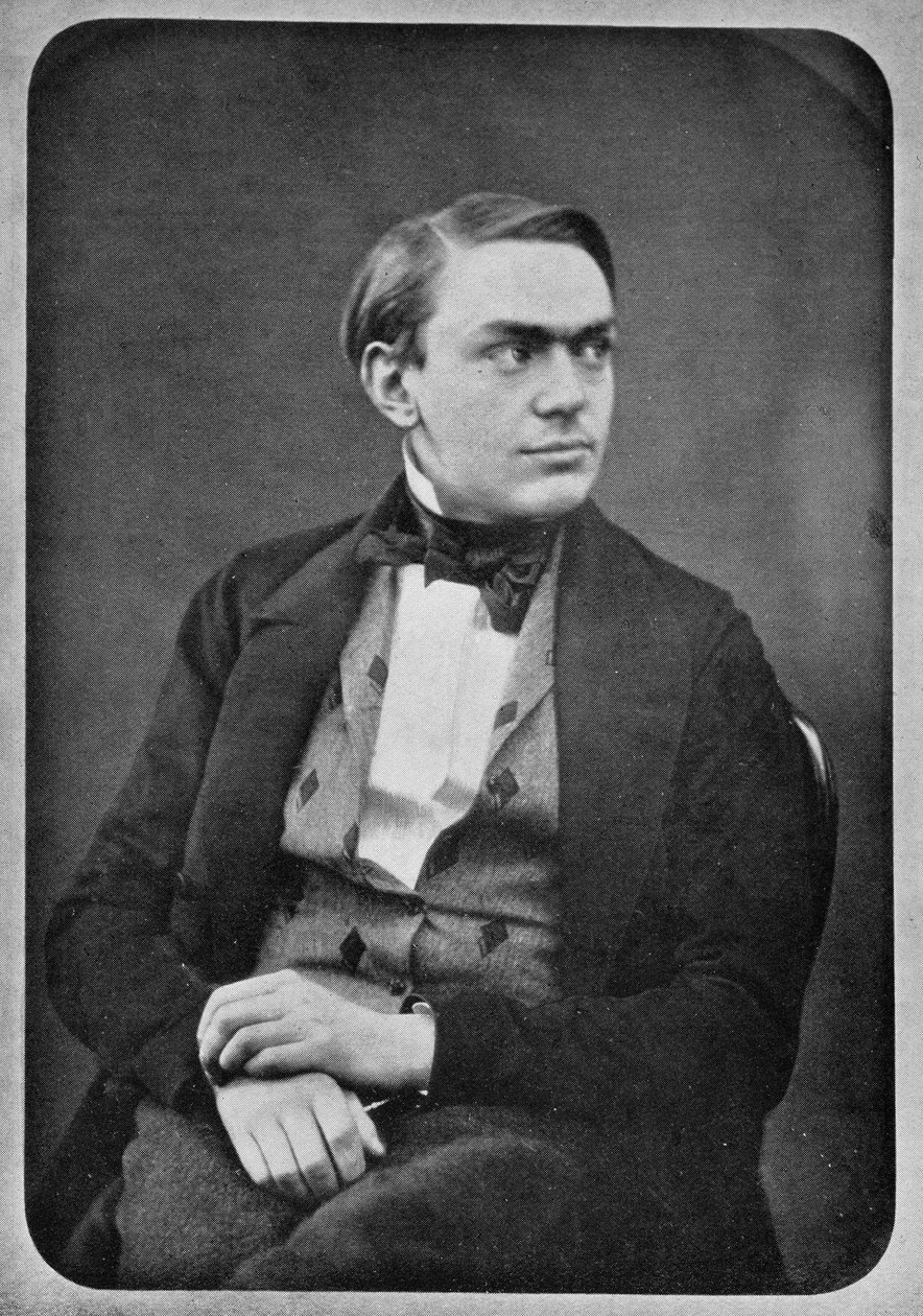 Alfred nobel w wieku 30 lat - fotografia autorstwa Unknown photographer