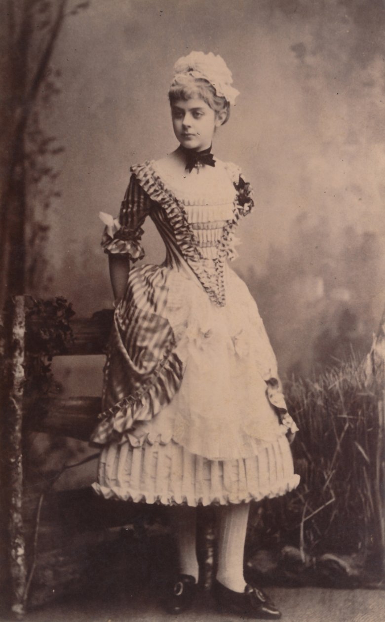 Baronowa Marie Alexandrine "Mary" von Vetsera (19 marca 1871 - 30 stycznia 1889) (zdjęcie ilustracyjne) autorstwa Unknown photographer