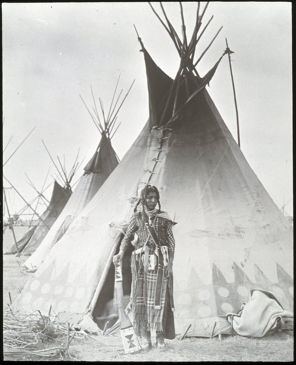 Blackfoot Indian, Calgary Area autorstwa Unknown photographer