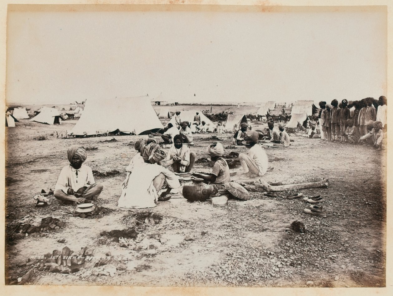 Obóz 15. (bengalskiej) rodzimej piechoty, Suakin Field Force autorstwa Unknown photographer