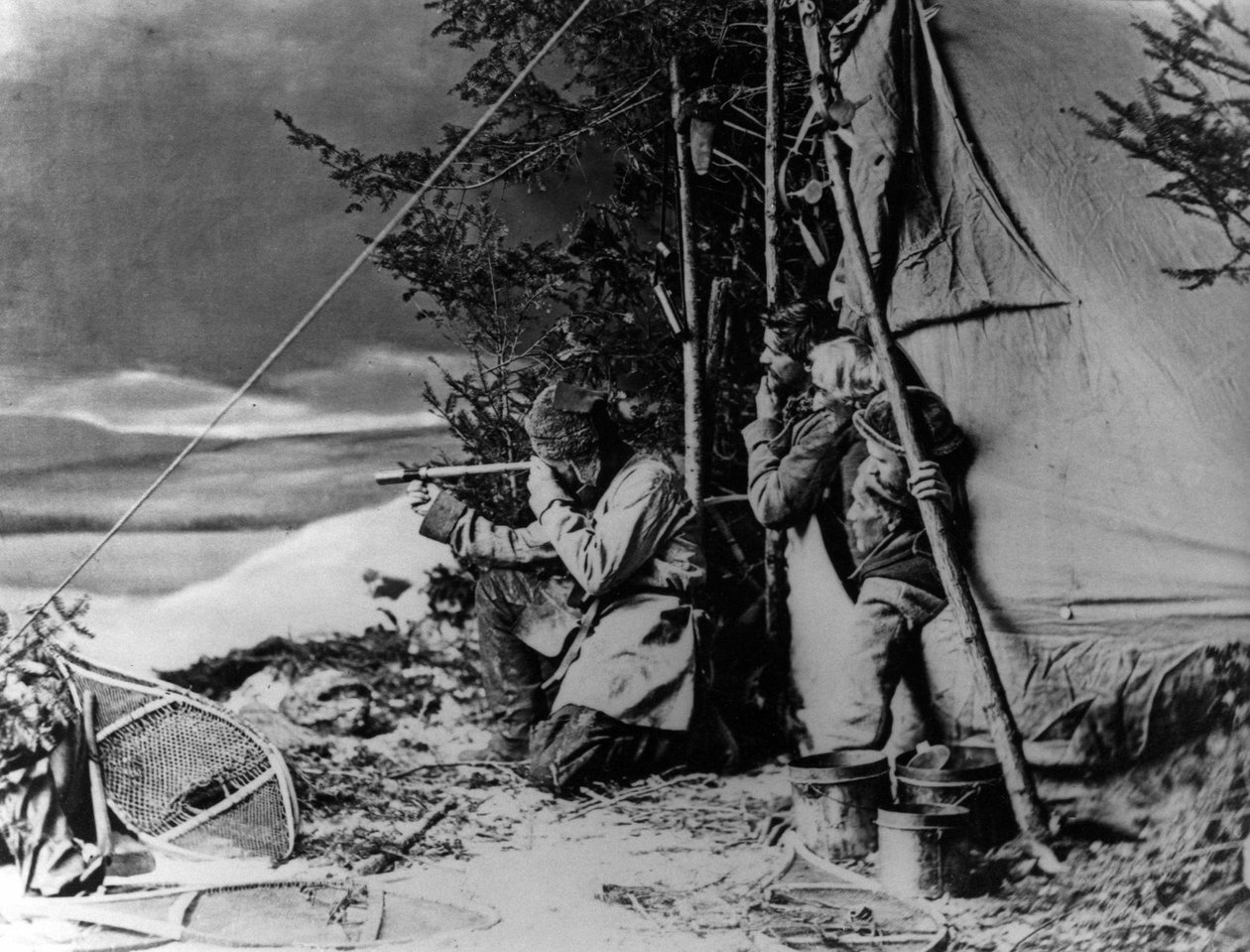Kanada: Życie trapera — BN Montreal. autorstwa Unknown photographer