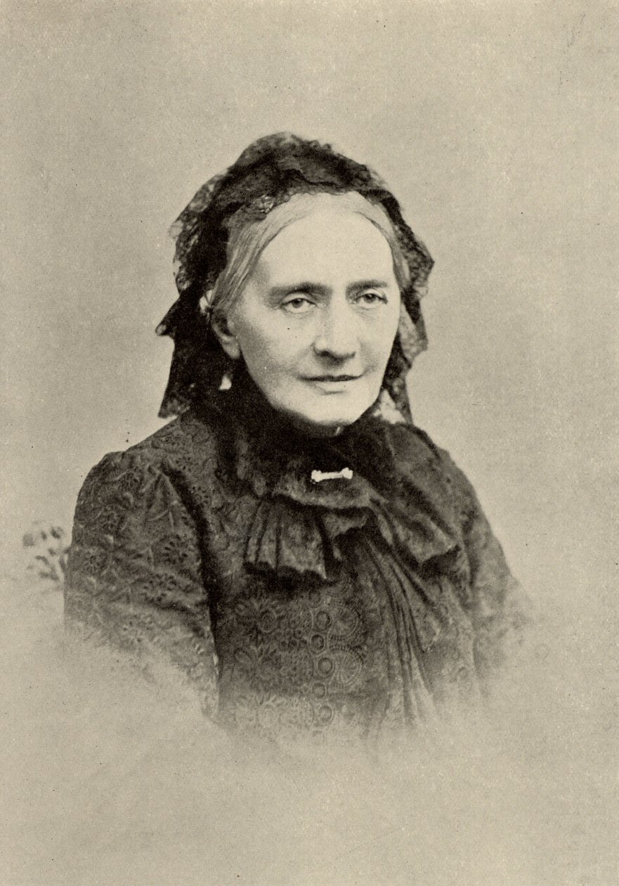 Clara Schumann (ur. Clara Wieck - 1819-1896) Niemiecka pianistka w podeszłym wieku (druk) autorstwa Unknown photographer