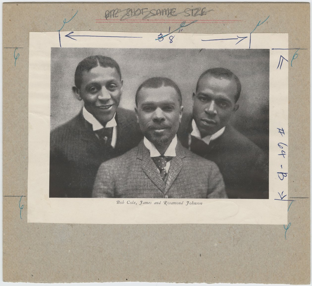 Cole, Johnson i Johnson autorstwa Unknown photographer