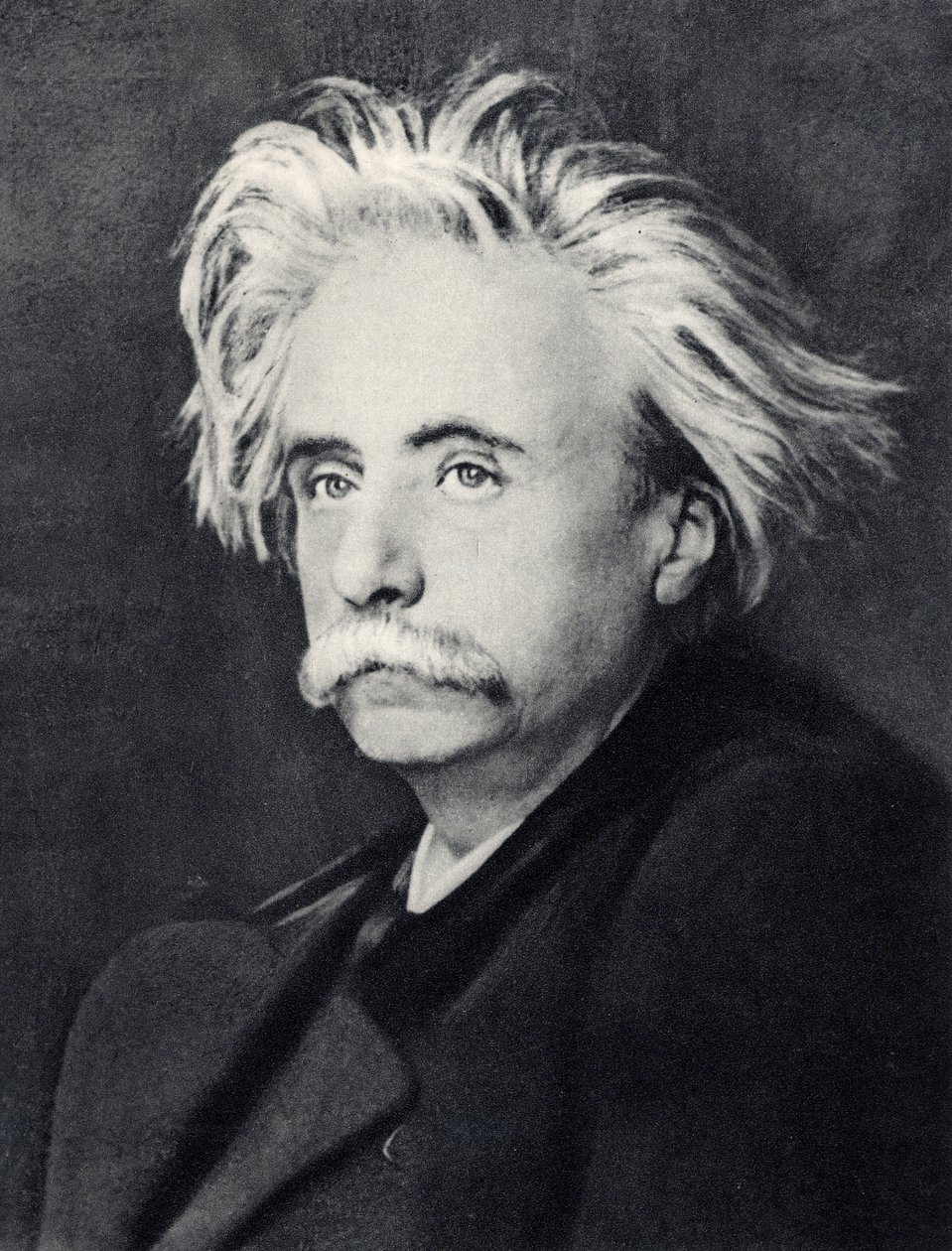Edvard (Hagerup) Grieg (1843-1907), norweski kompozytor (zdjęcie czarno-białe) autorstwa Unknown photographer