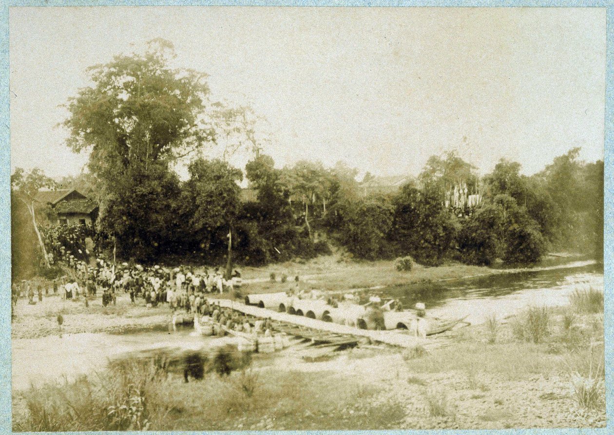Entrée komisji francuskiej w Chinach (kwestia granicy chińsko-anamickiej) autorstwa Unknown photographer