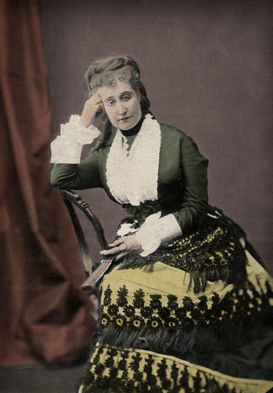 Eugenia de Montijo (1826-1920), żona Napoleona III, ostatniej cesarzowej Francji. autorstwa Unknown photographer