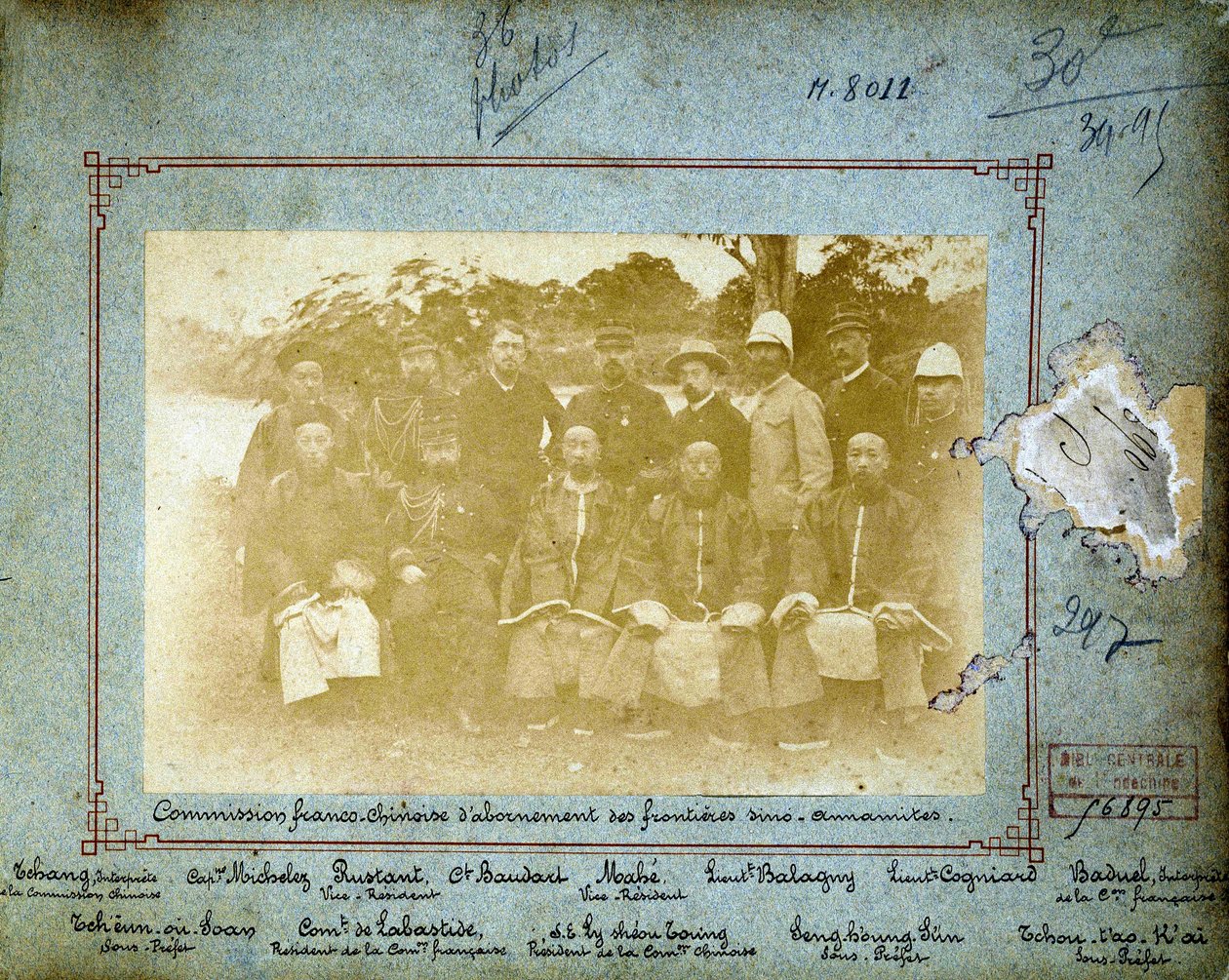 Komisja Francusko-Chińska (definicja granicy chińsko-anamickiej) autorstwa Unknown photographer