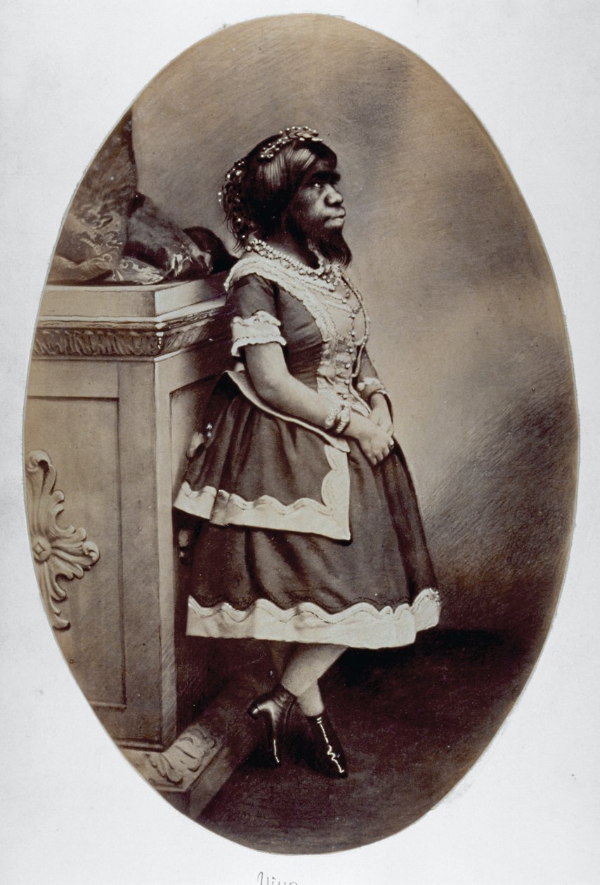 Pełnowymiarowy portret ludzkiego fenomenu Giulii Pastrany autorstwa Unknown photographer