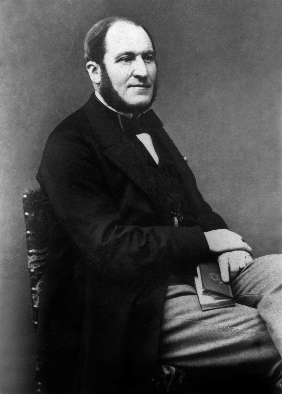 Georges Eugene Haussmann (1809-1891) francuski polityk, który był odpowiedzialny za urbanistykę Paryża w okresie II cesarstwa autorstwa Unknown photographer