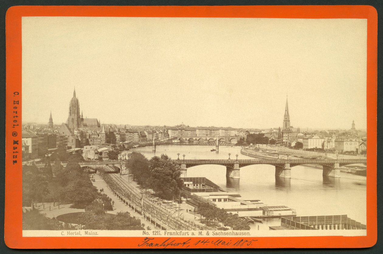Niemcy, Hesja, Frankfurt nad Menem i Sachsenhausen, wydane przez C. Hertel, Moguncja autorstwa Unknown photographer