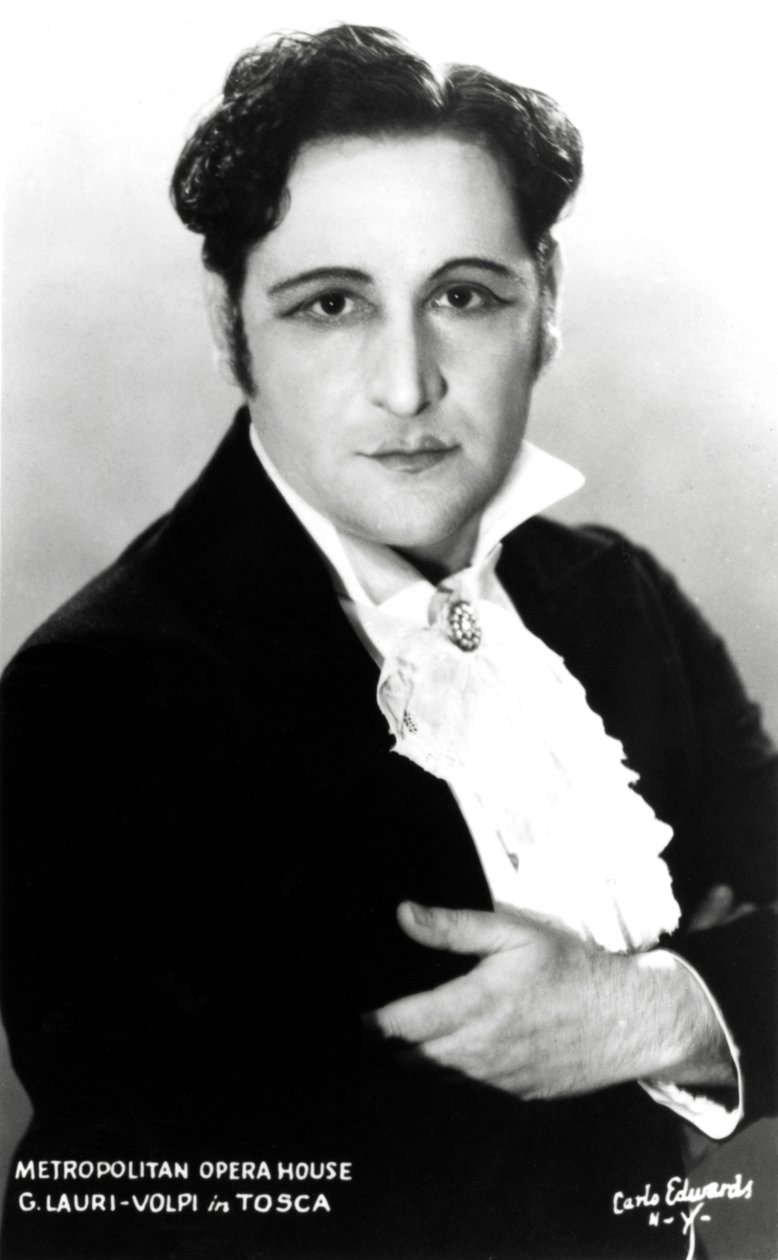 Giacomo Lauri-Volpi w "Tosce" - w Metropolitan Opera House w Nowym Jorku autorstwa Unknown photographer
