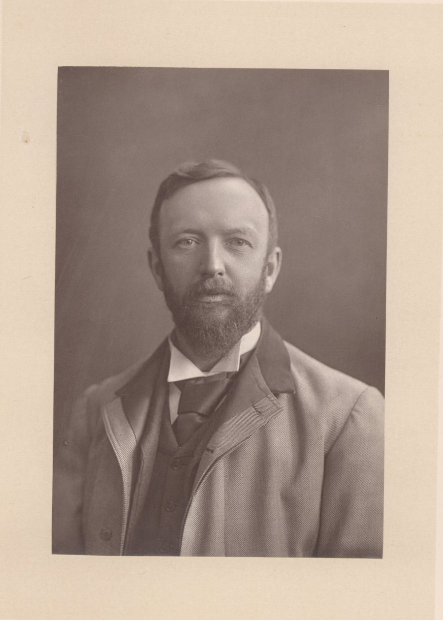 Henry Arthur Jones (1851-1929), angielski dramaturg (zdjęcie czarno-białe) autorstwa Unknown photographer