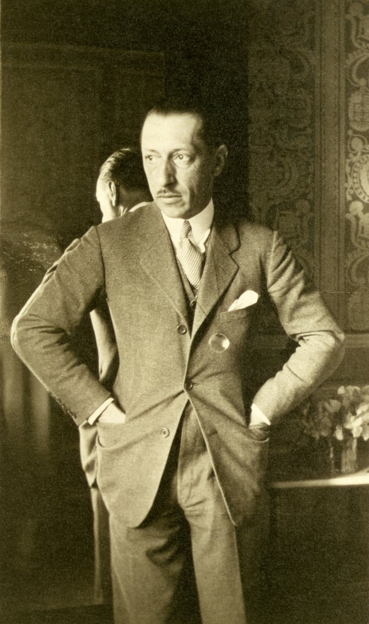 Igor Strawiński (zdjęcie czarno-białe) autorstwa Unknown photographer