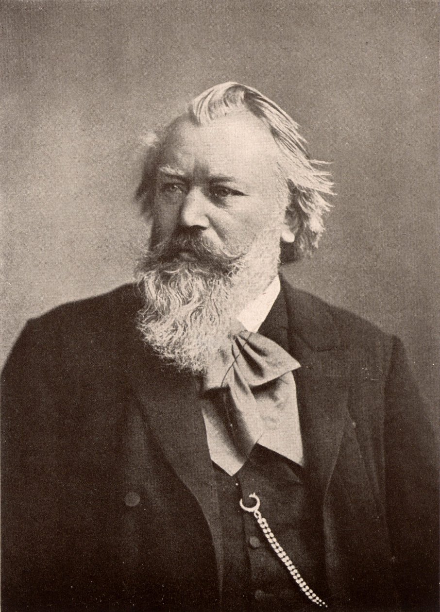 Johannes Brahms (1833-1897) autorstwa Unknown photographer