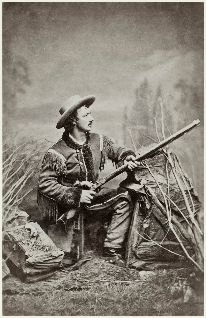 John Baker Omohundro lepiej znany jako „Texas Jack”, kowboj i zwiadowca z Armii Konfederatów autorstwa Unknown photographer