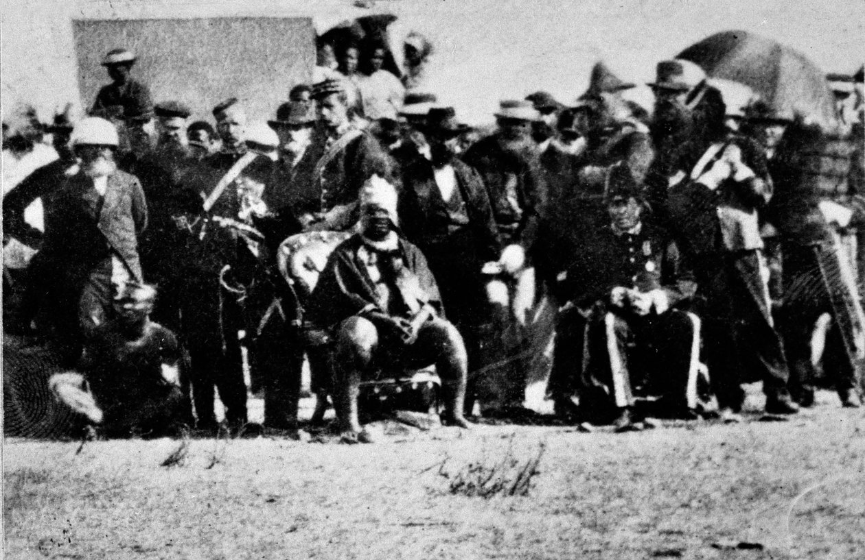 Król Cetshwayo?S?Koronacja? 1 września 1873 r. autorstwa Unknown