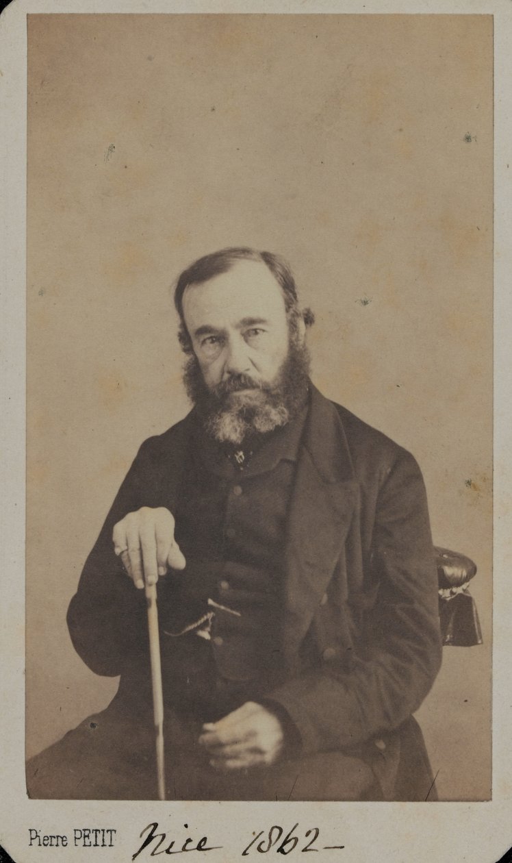 Generał porucznik Sir James Outram w cywilnym ubraniu, Nicea, 1862 autorstwa Unknown