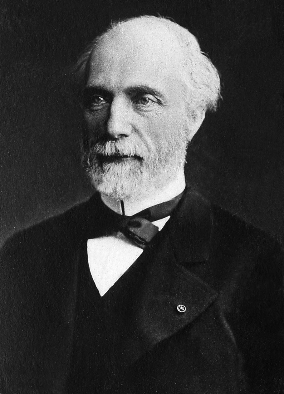 Louis Charles de Saulces de Freycinet (1828-1923), inżynier kopalń, fizyk, akademik wybrany w 1890 r. autorstwa Unknown photographer