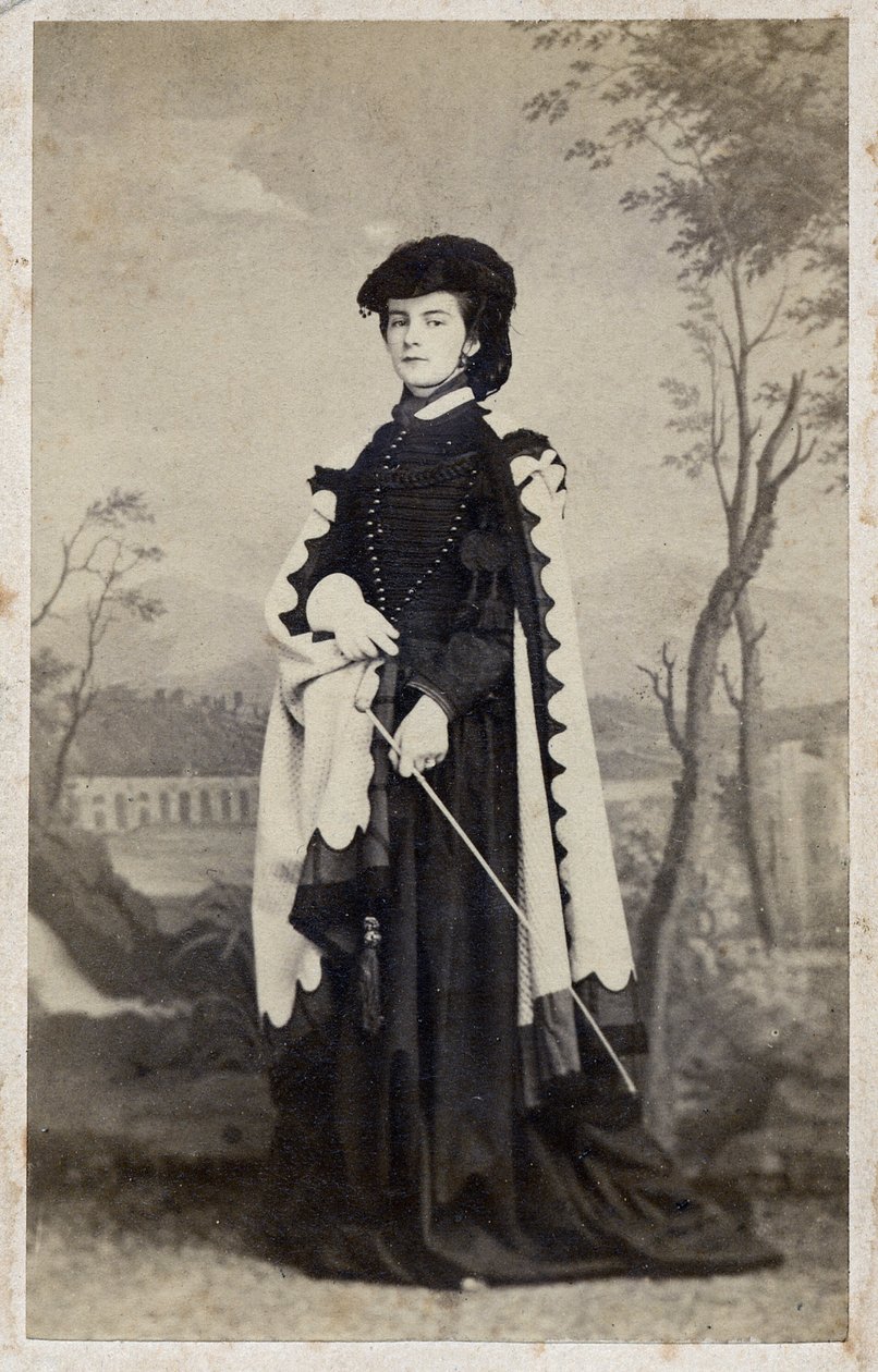 Maria Sophie of Bavaria - 1861 - Portret Marie-Sophie (Marie Sophie) Amelie, Księżnej Bawarii i Królowej Obojga Sycylii (1841 1925) autorstwa Unknown photographer
