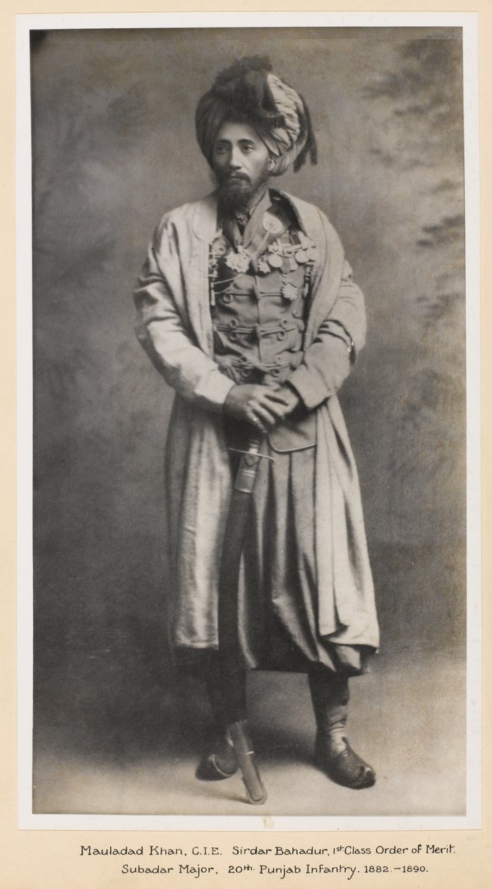 Mauladad Khan Sirdar Bahadur autorstwa Unknown photographer