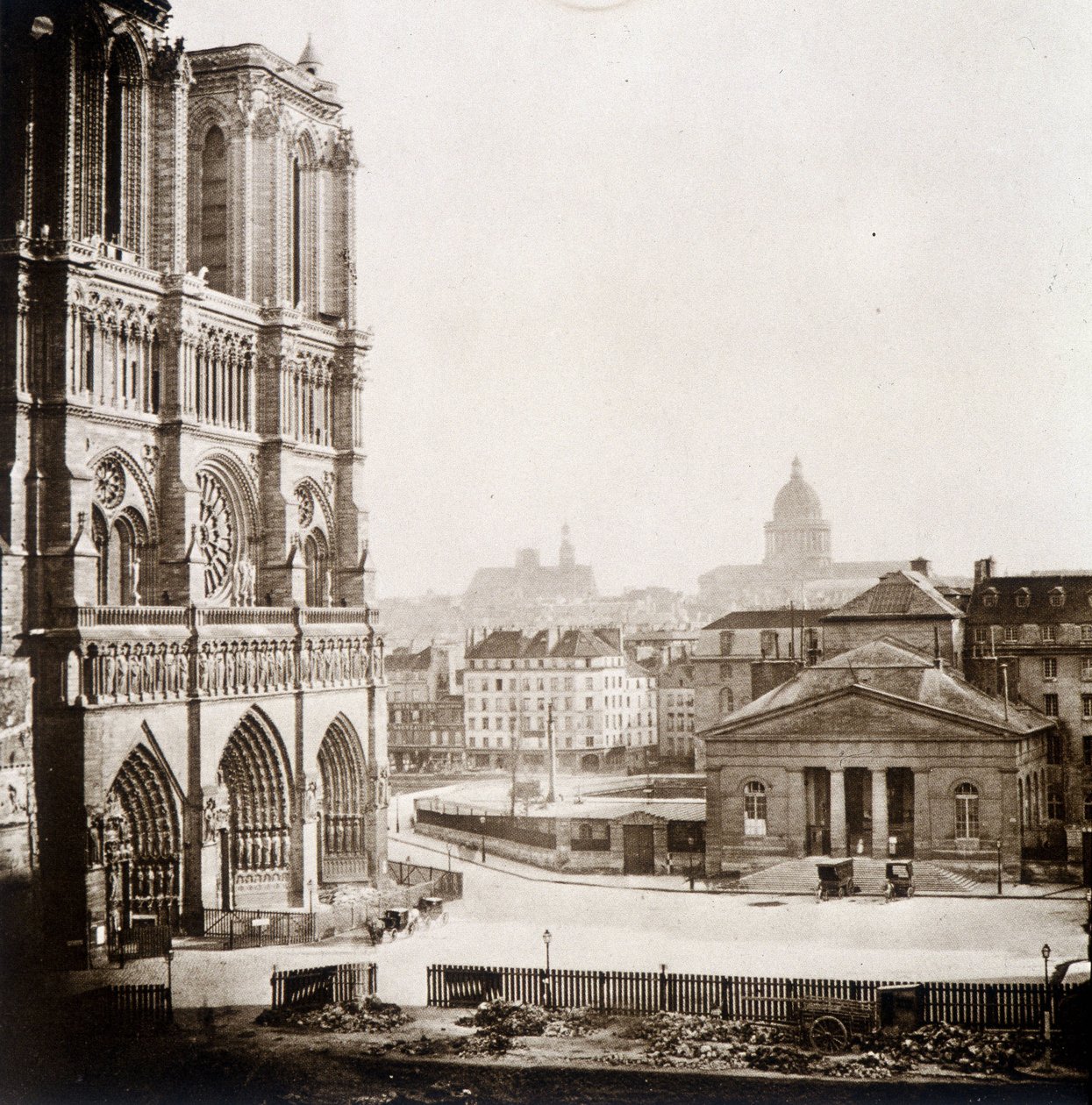 Notre Dame de Paris i plac, koniec XIX wieku autorstwa Unknown photographer