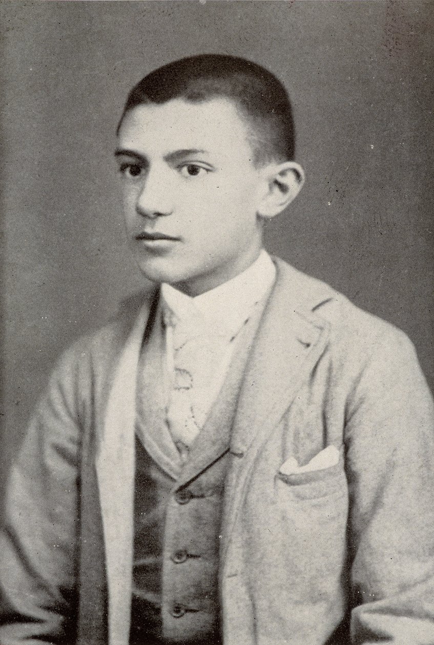 Pablo Picasso w 1896 r. (15 lat) - w „Picasso, dokumentach ikonograficznych” Sabartesa autorstwa Unknown photographer