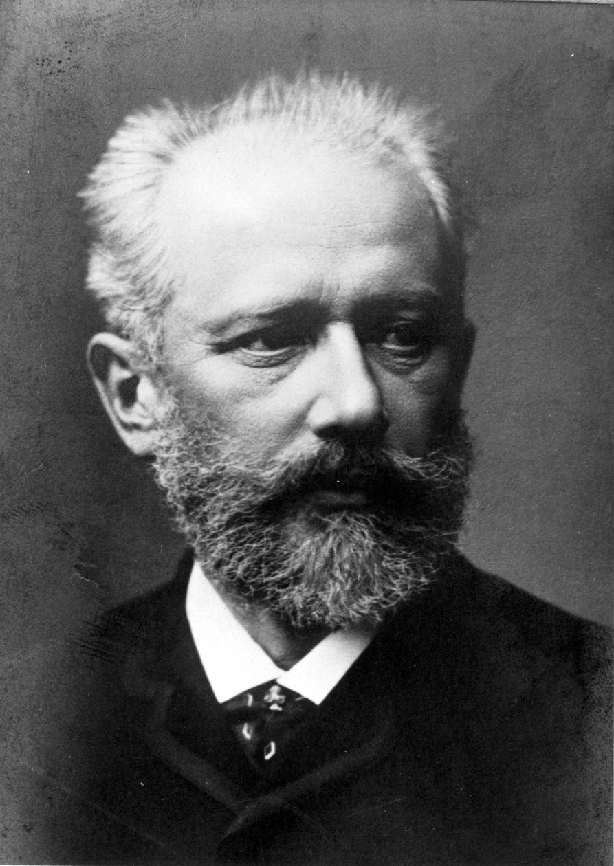 Piotr lub Petr Iljicz Czajkowski (1840 - 1893), rosyjski kompozytor. Fotografia z XIX wieku. autorstwa Unknown photographer