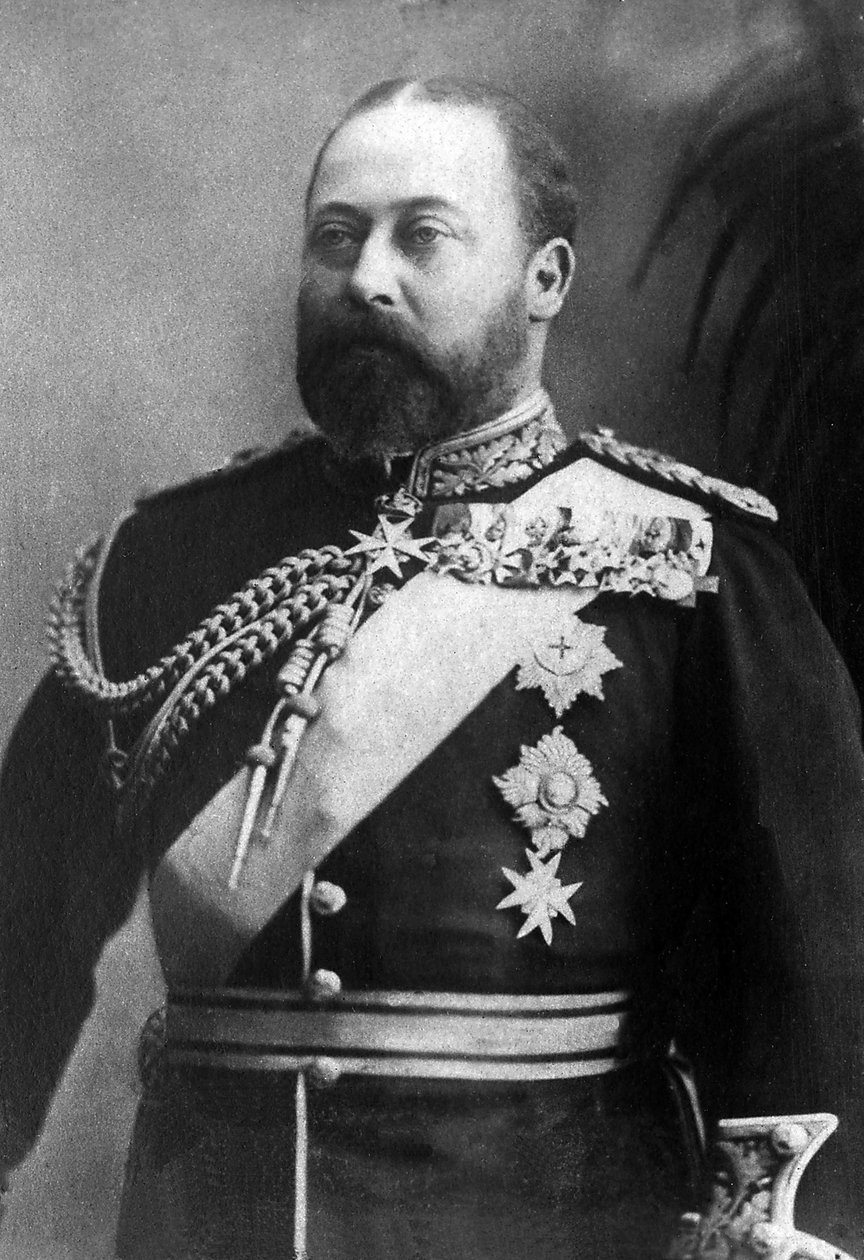 Portret Alberta Edwarda, księcia Walii, a następnie króla Anglii Wielkiej Brytanii i Irlandii pod imieniem Edward VII (1841-1910). autorstwa Unknown photographer