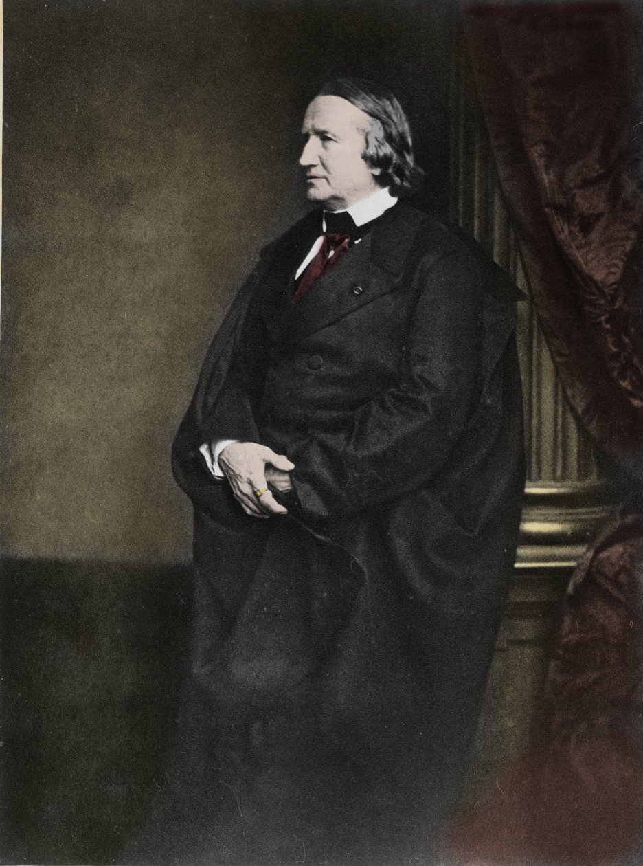 Portret Alfreda de Vigny (Alfred Victor, hrabia Vigny autorstwa Unknown photographer