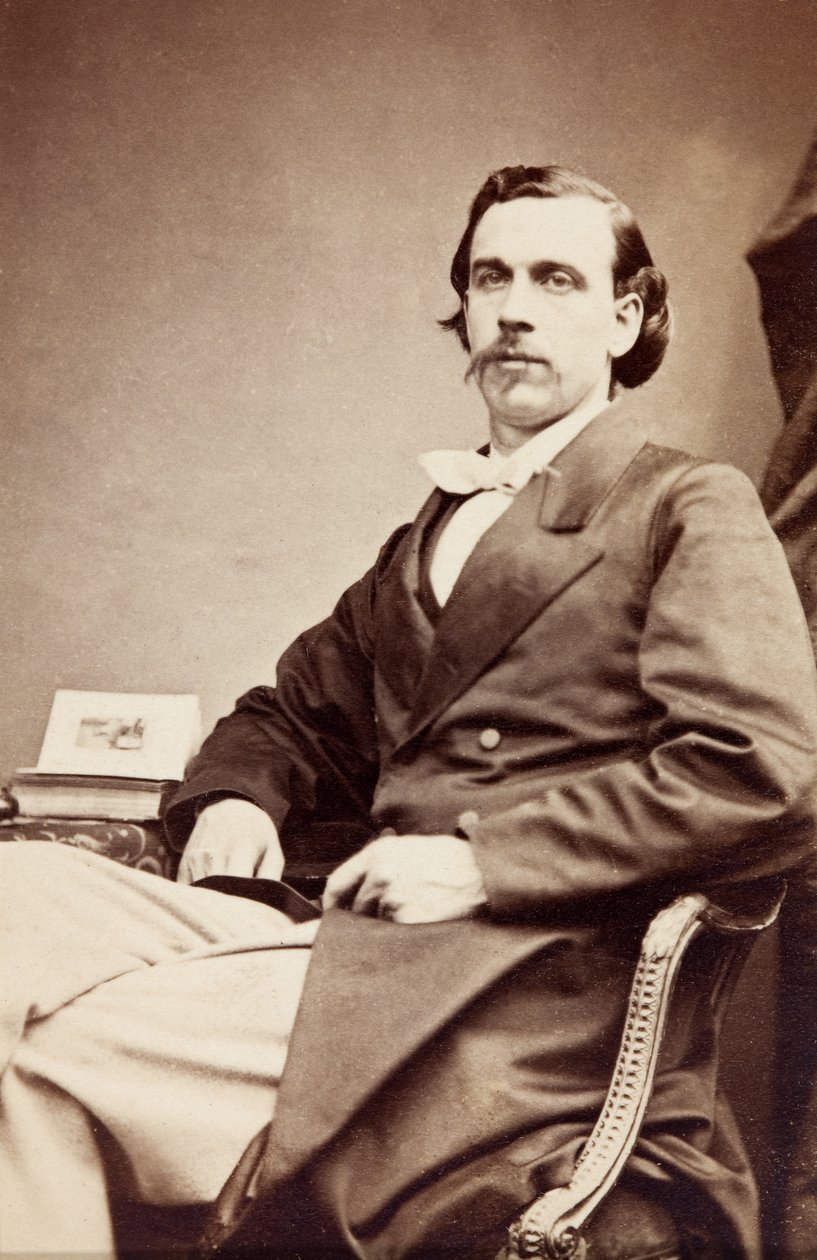 Portret Allana Foli, ok. 1860 r. (zdjęcie czarno-białe) autorstwa Unknown photographer