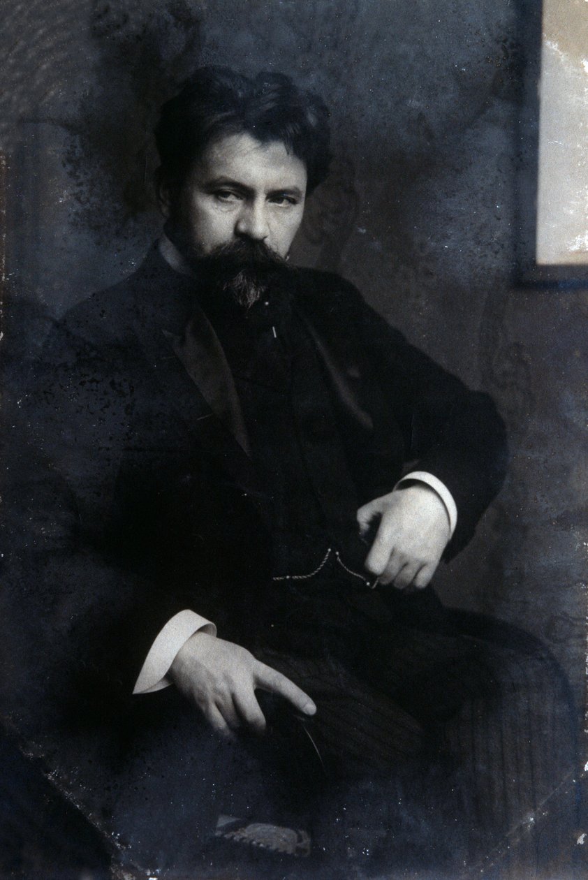 Portret Arthura Nikischa (zdjęcie czarno-białe) autorstwa Unknown photographer