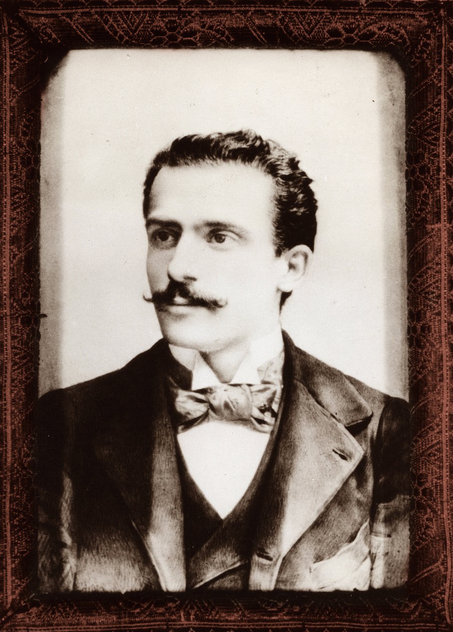 Portret Arturo Toscaniniego (1867-1957) z 1896 r. - autorstwa Unknown photographer