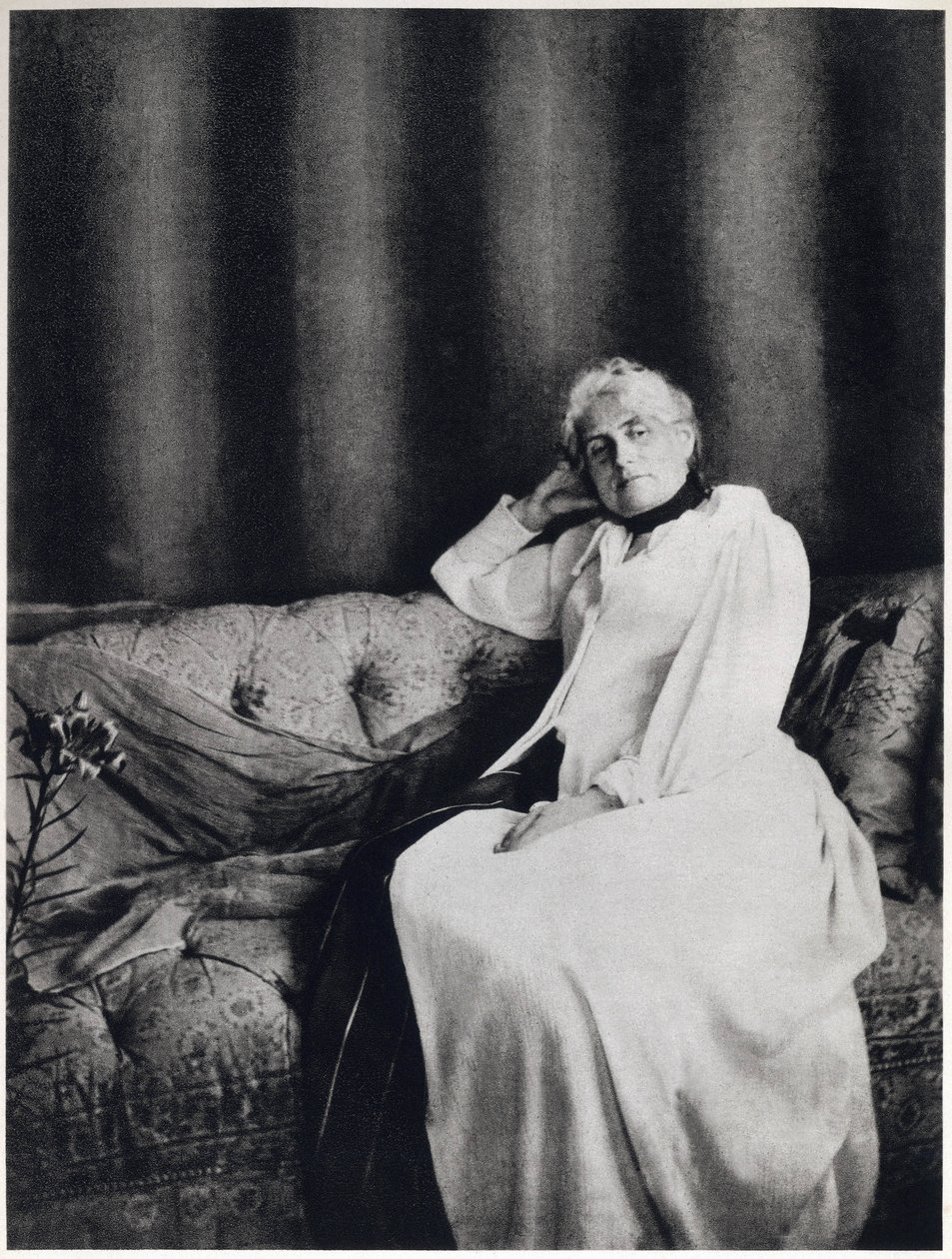 Portret Berthe Morisot, ok. 1893 (zdjęcie czarno-białe) autorstwa Unknown photographer