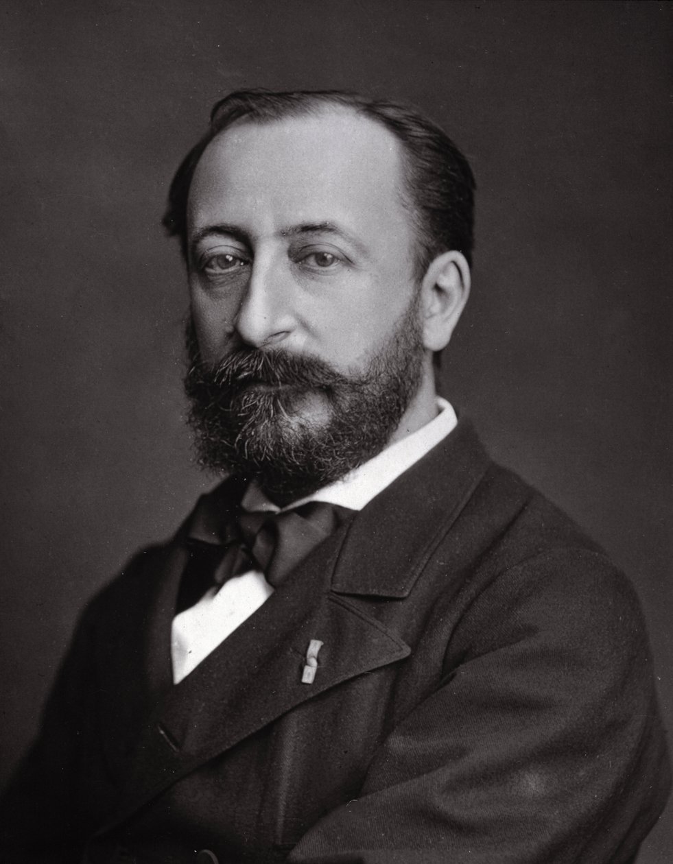 Portret Camille Saint Saens (Saint-Saens) (1835 - 1921), francuskiego kompozytora. autorstwa Unknown photographer