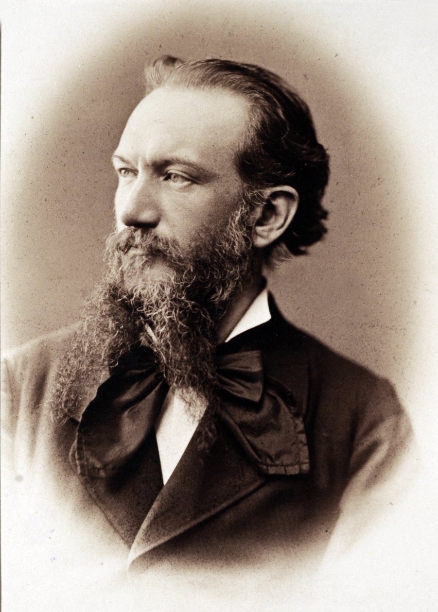 Portret Camillo Boito, włoskiego pisarza i architekta (1836-1914). autorstwa Unknown photographer