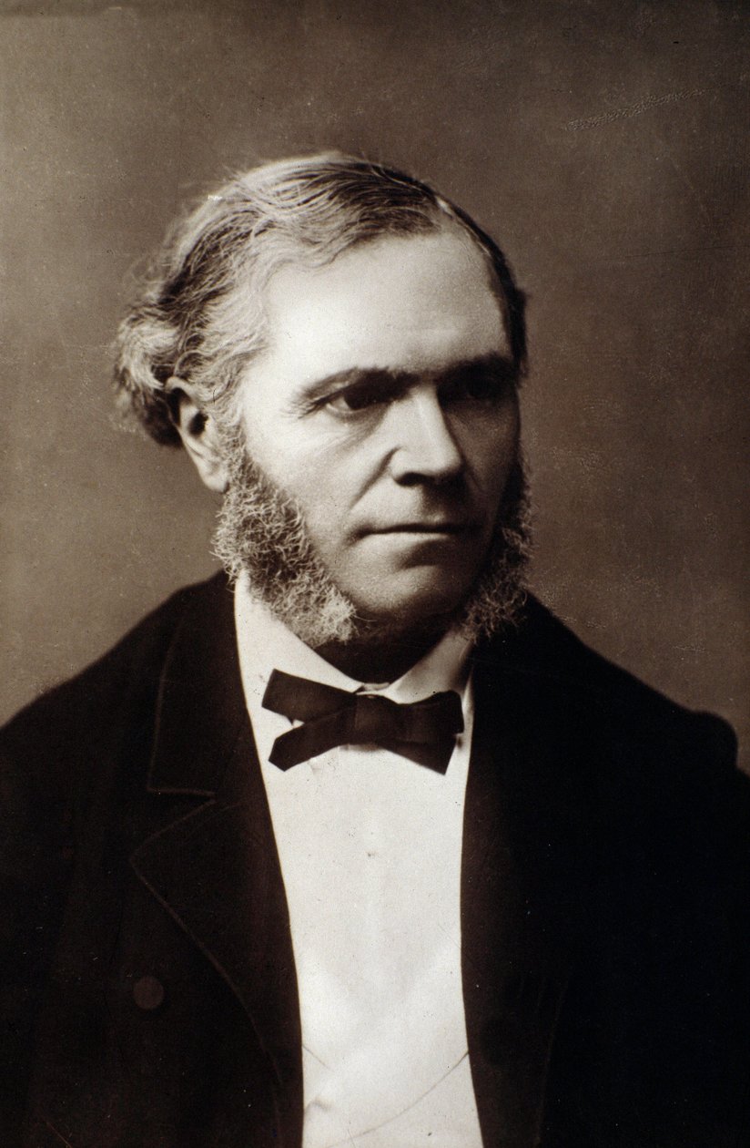 Portret Cesara Francka (1822-1890) angielskiego kompozytora Zdjęcie. 19 wiek. Bolonia, civico museo musico autorstwa Unknown photographer