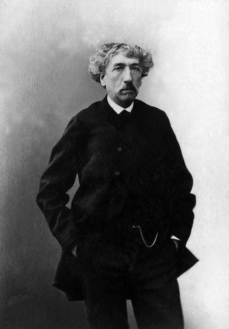 Portret Charlesa Garniera (1825-1898), francuskiego architekta. autorstwa Unknown photographer