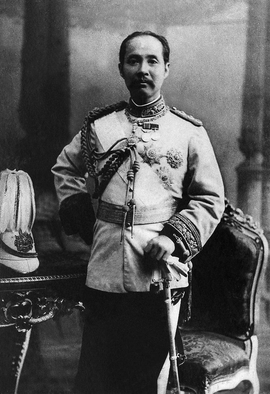Portret Chulalongkorna (1853-1919), znanego jako Rama V, króla Tajlandii (1868-1910). autorstwa Unknown photographer