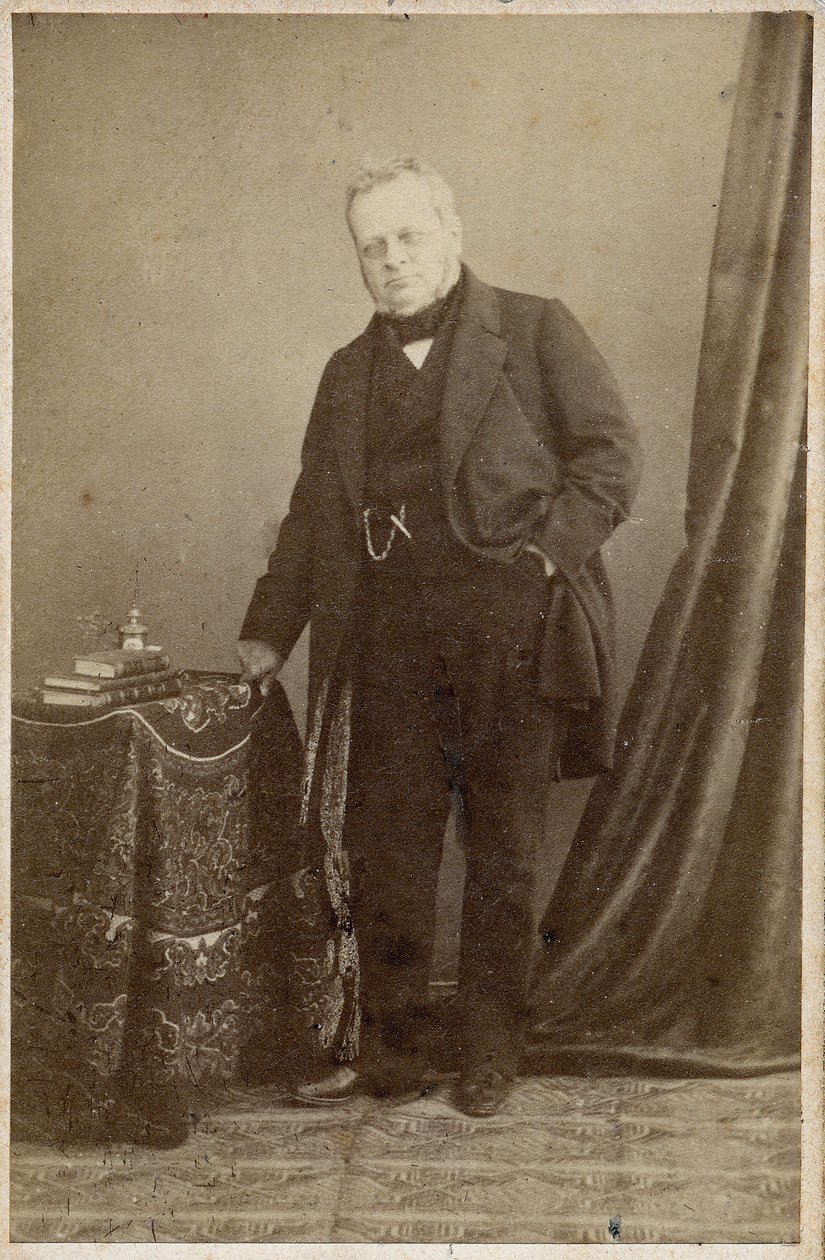 Portret hrabiego Camilla Berso z Cavour (1810-61) - ok. 1855 autorstwa Unknown photographer