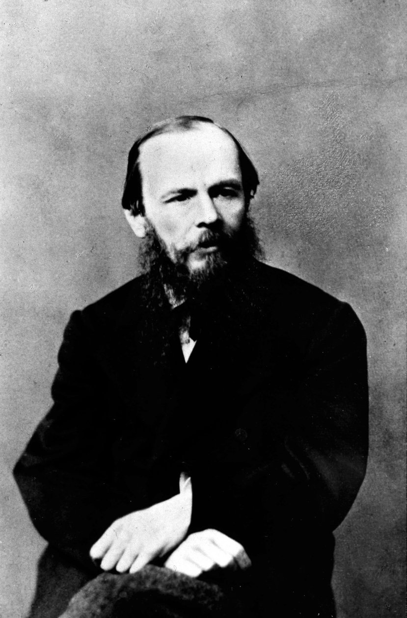 Portret siedzącego Dostojewskiego. autorstwa Unknown photographer