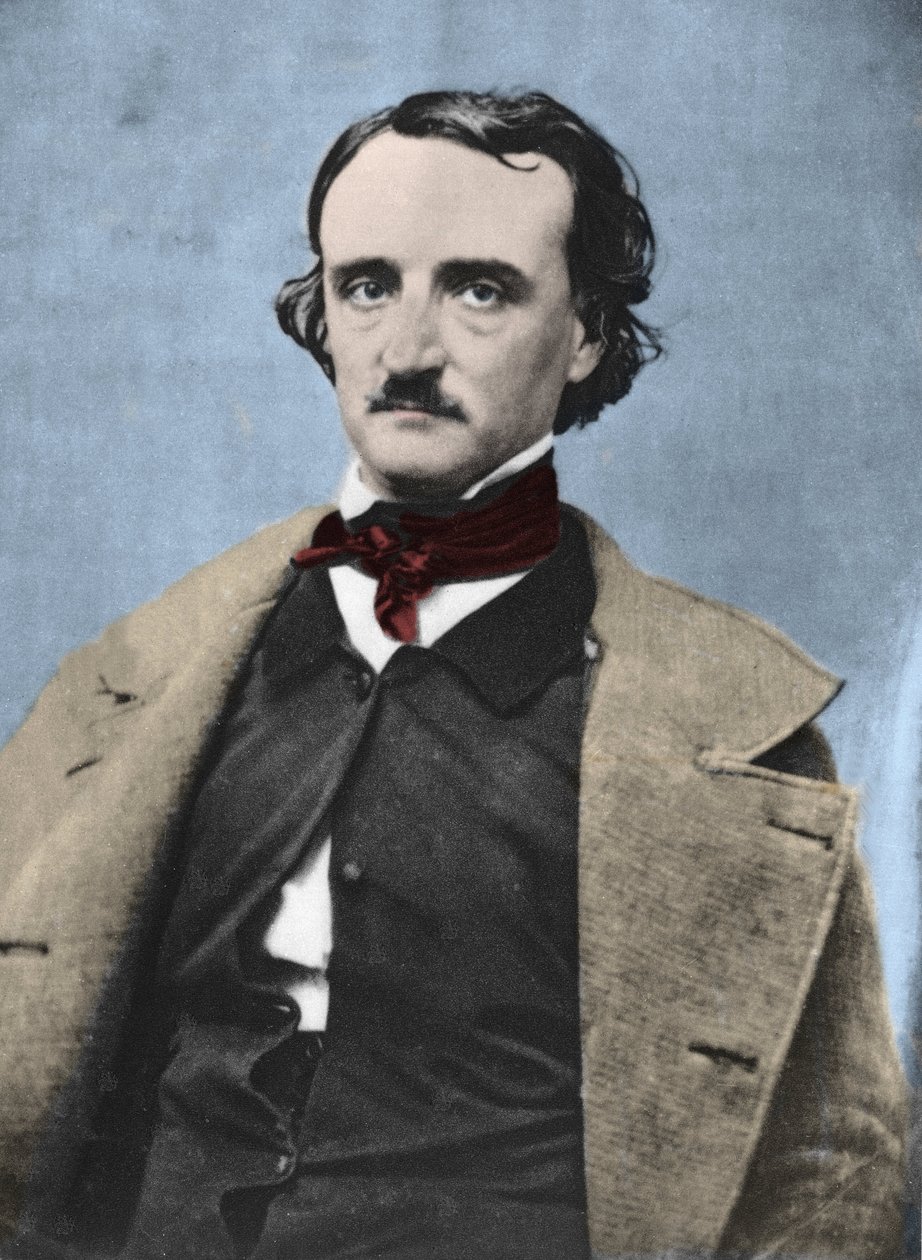 Portret Edgara Allana Poe (1809-1849), amerykańskiego pisarza. autorstwa Unknown photographer