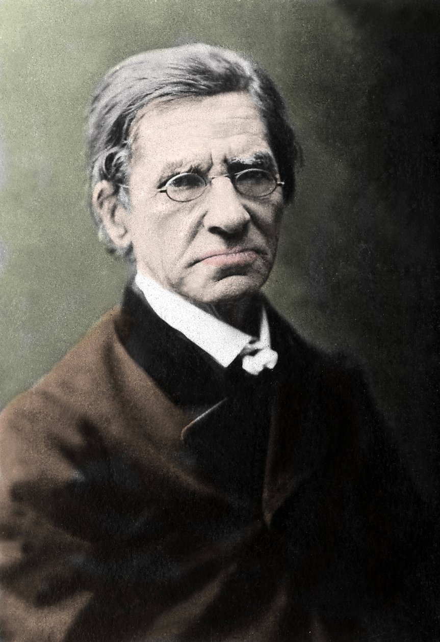 Portret Emile Littre (1801-1881), francuskiego filologa, lekarza i polityka. autorstwa Unknown photographer