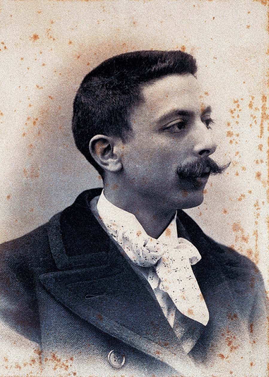 Portret Enrique Granados (1867-1916) z 1895 r. Hiszpański kompozytor i pianista. autorstwa Unknown photographer