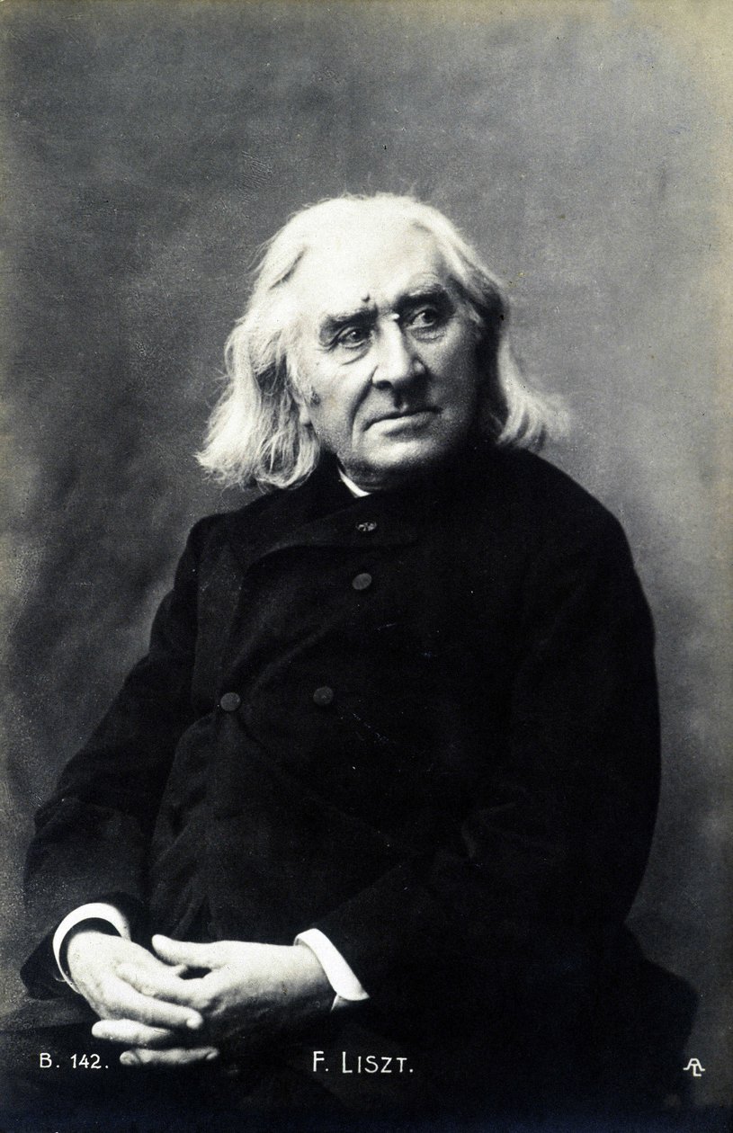 Portret Franciszka Liszta. autorstwa Unknown photographer