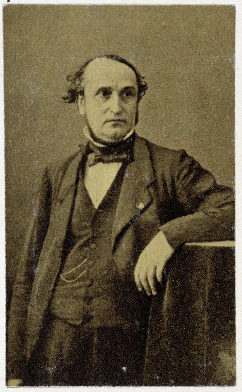Portret Frédérica Sauvage w 1854, francuski wynalazca (1786 - 1857): projektant śruby napędowej do parowca. autorstwa Unknown photographer