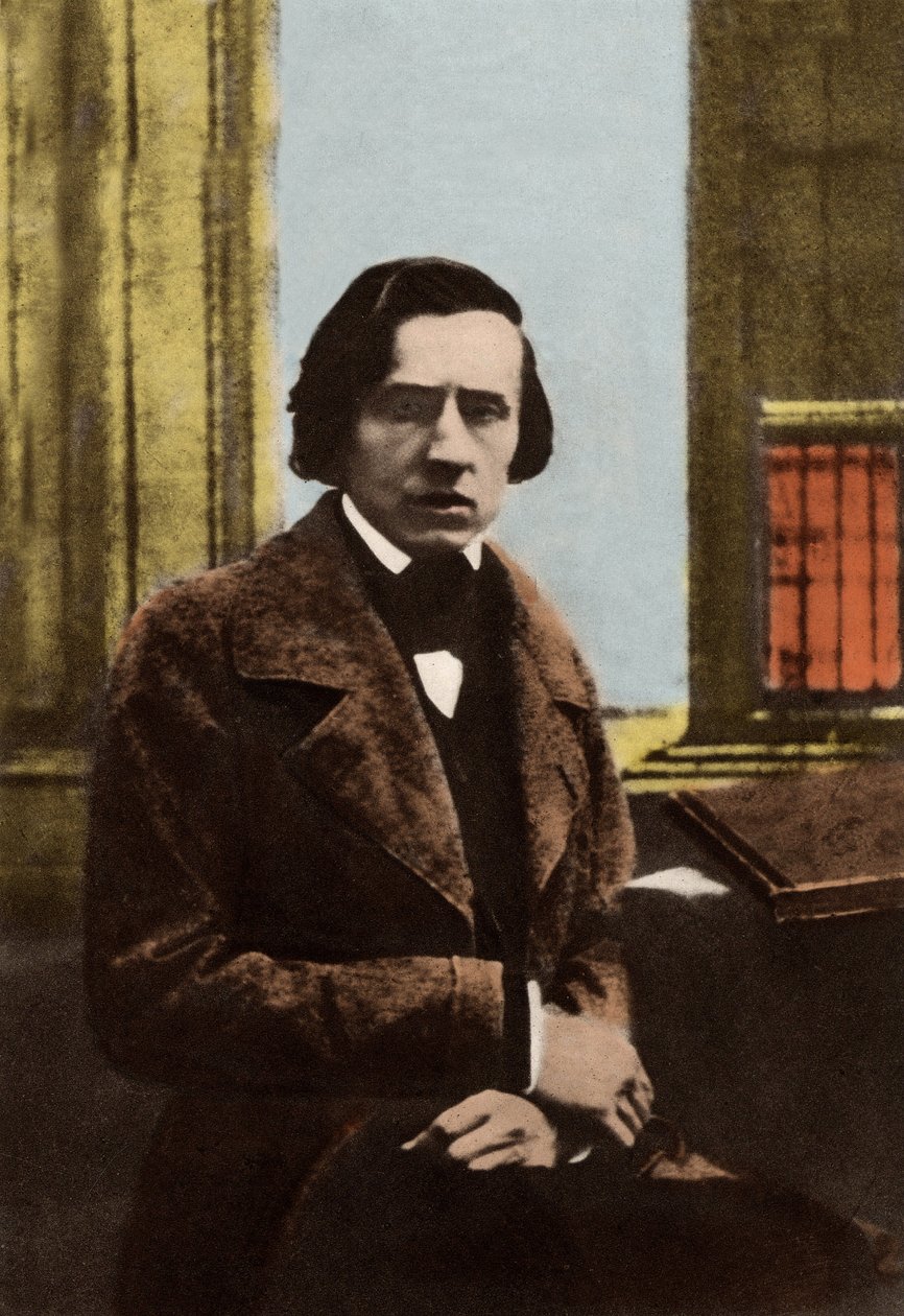 Portret Fryderyka Chopina (1810-1849) autorstwa Unknown photographer
