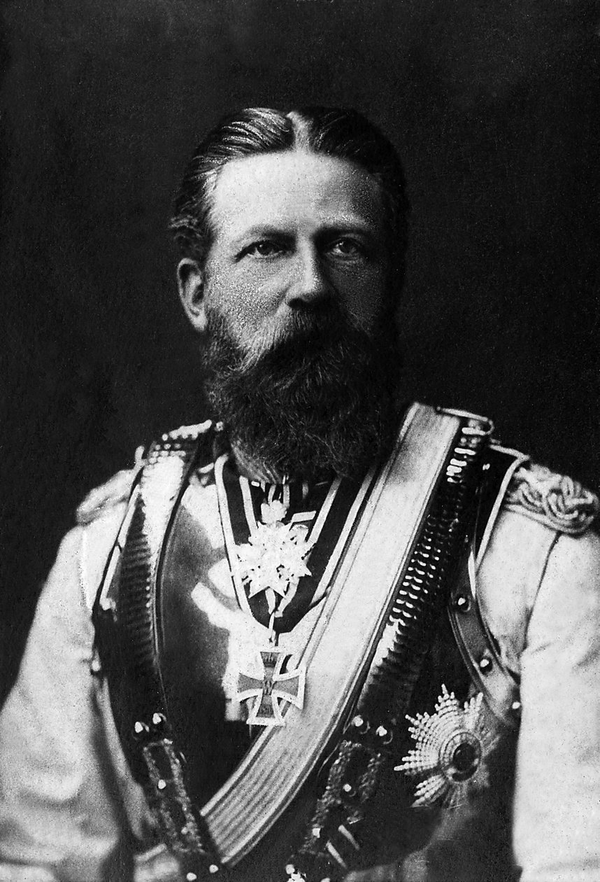 Portret Fryderyka III (1831-1888), króla Prus i cesarza Niemiec w 1888 roku przez 99 dni. autorstwa Unknown photographer